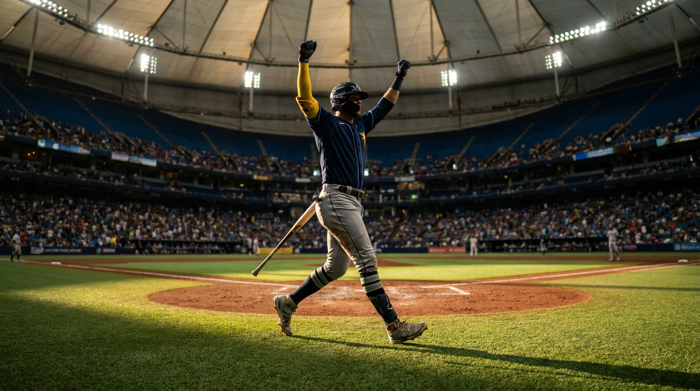 Rays Blast Guardians 11-3, Vilade & Palacios Go Yard in Dominant Home Victory!