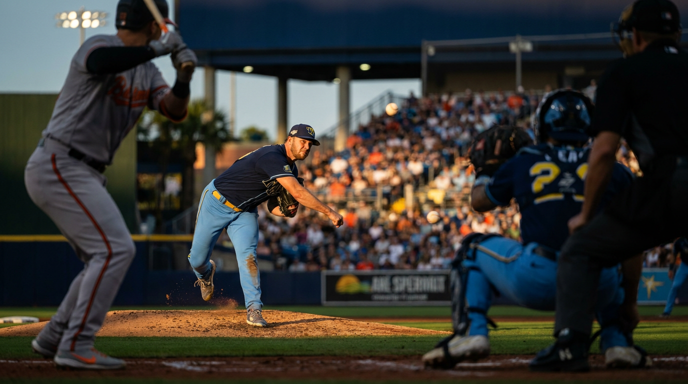 Nick Martinez Deals a Gem as Rays Stun Orioles 3-1 to Avert Sweep