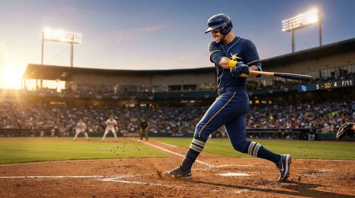 Rays Mount Wild Late Comeback, Walk-Off Padres 5-4 in 11 Innings!
