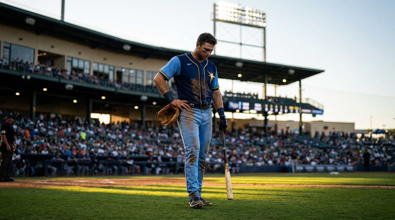 Rays Drop Heartbreaker to Braves 3-1, Martinez Deals But Offense Stalls in Atlanta