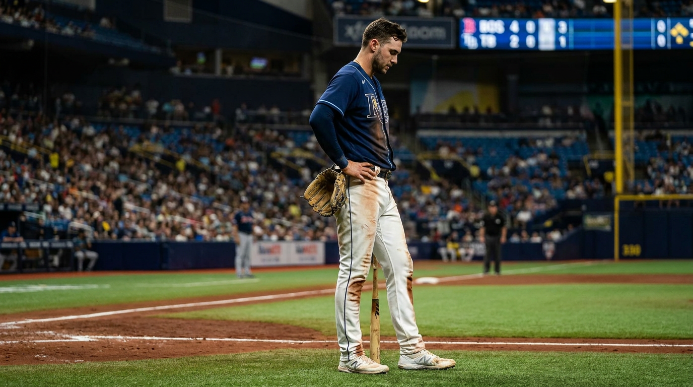 Rays Drop Tough One to Red Sox, Fall 4-2 at The Trop