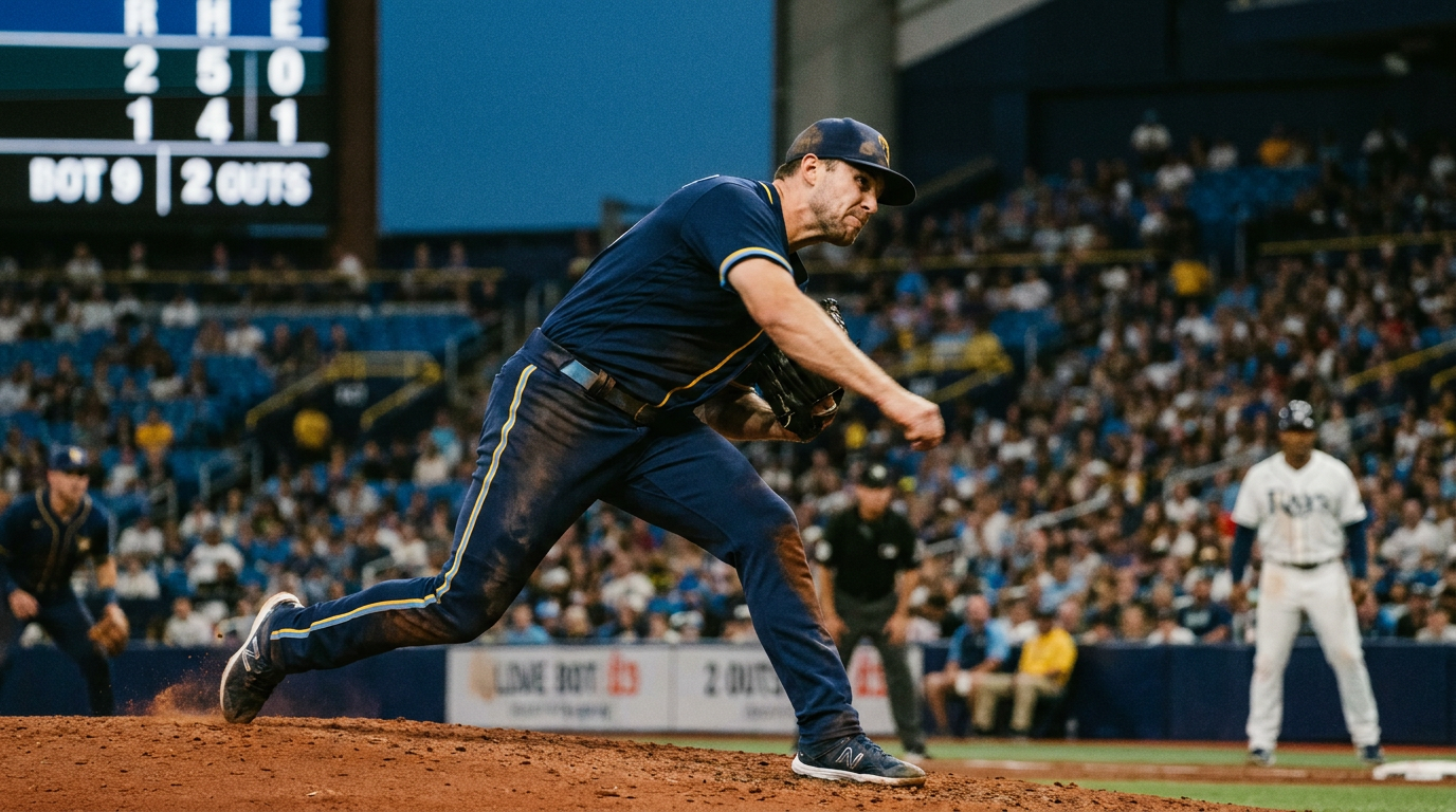 Rays Edge Red Sox 2-1 in Pitching Duel at Trop